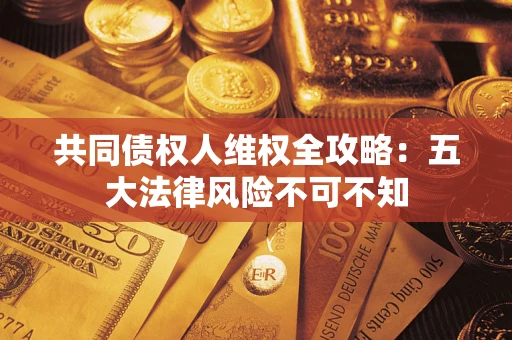 济南共同债权人维权全攻略：五大法律风险不可不知