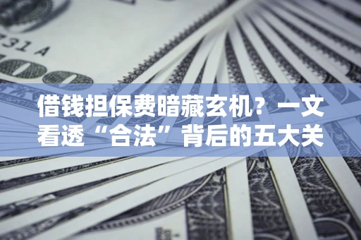 济南借钱担保费暗藏玄机？一文看透“合法”背后的五大关键陷阱