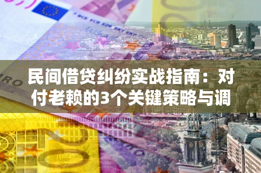 济南民间借贷纠纷实战指南：对付老赖的3个关键策略与调解盲区解析