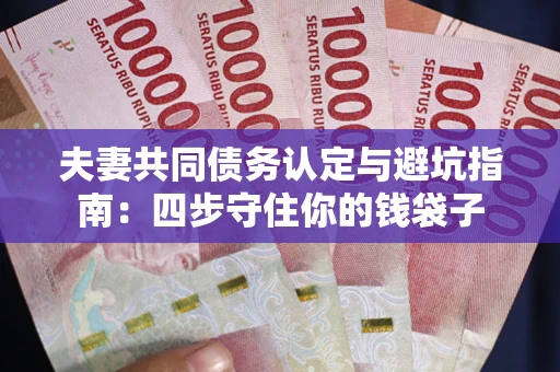 济南夫妻共同债务认定与避坑指南：四步守住你的钱袋子