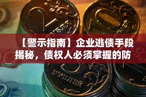 济南【警示指南】企业逃债手段揭秘，债权人必须掌握的防坑宝典