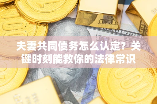 济南夫妻共同债务怎么认定？关键时刻能救你的法律常识