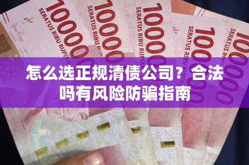 济南怎么选正规清债公司？合法吗有风险防骗指南