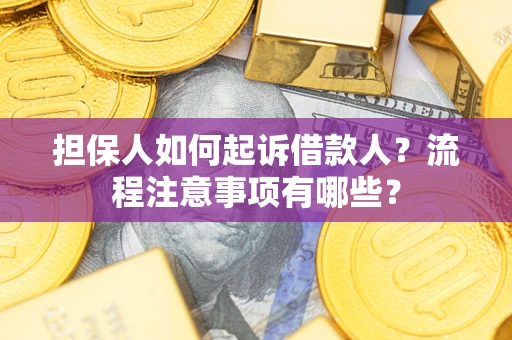 济南担保人如何起诉借款人？流程注意事项有哪些？